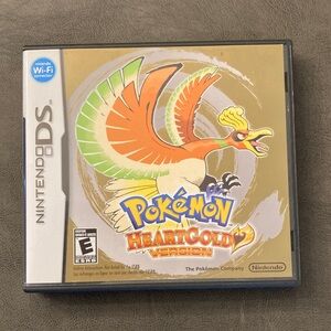 Nintendo DS Pokémon HeartGold Version Case and Manual ONLY.